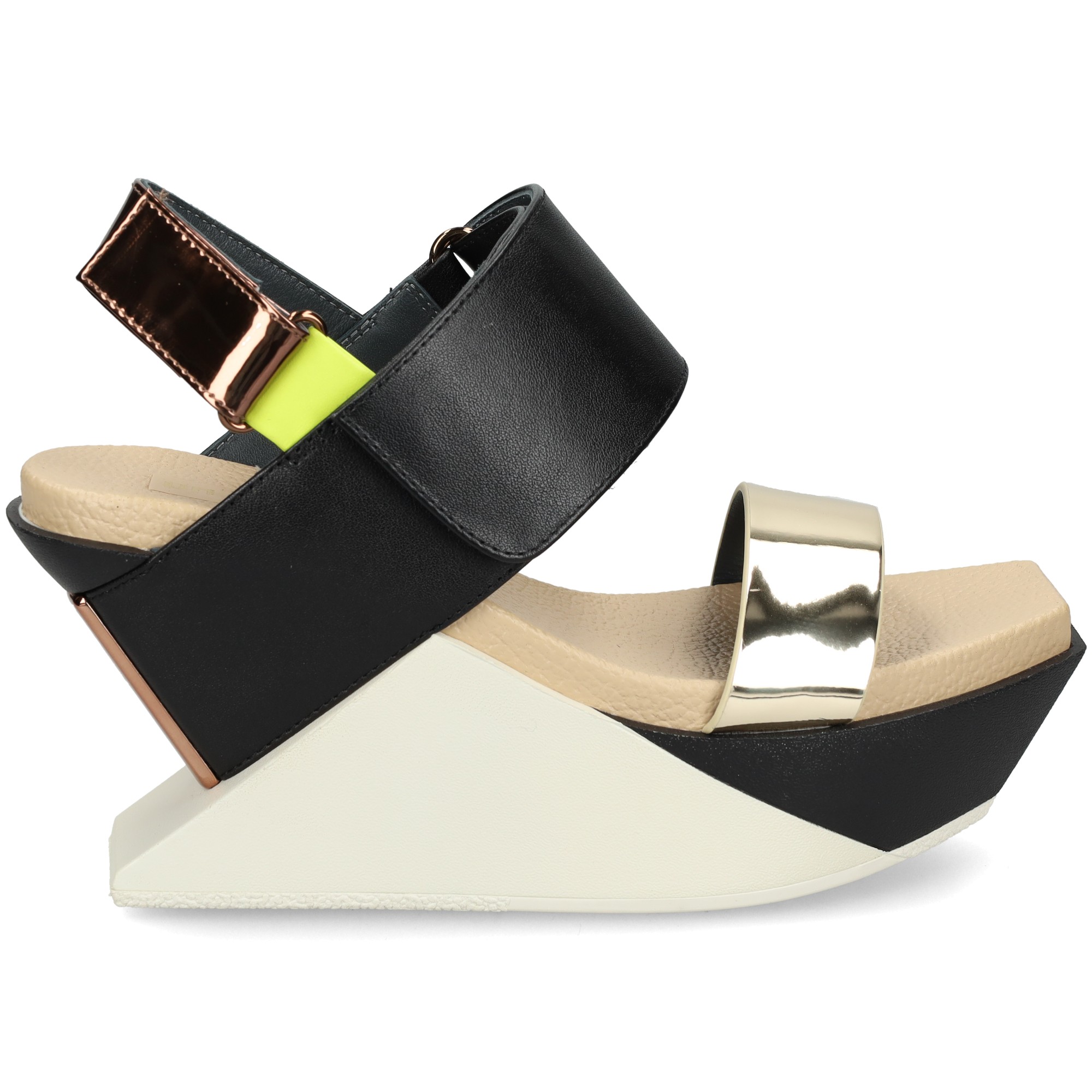 UNITED NUDE Women S Wedge Sandals DELTA WEDGW SANDAL BRONCE