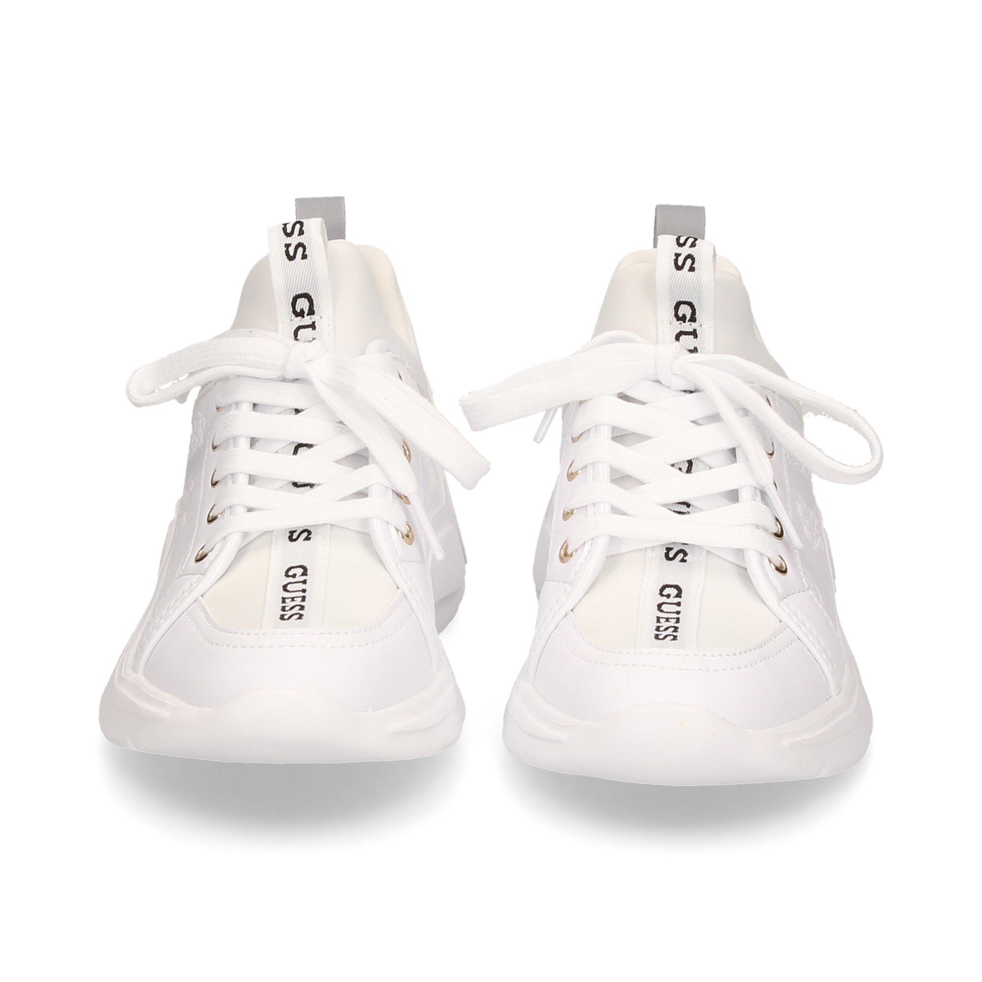 Zapatos GUESS Mujer Zapatillas Trendy Blanco PU FL6TODELE12-WHITE