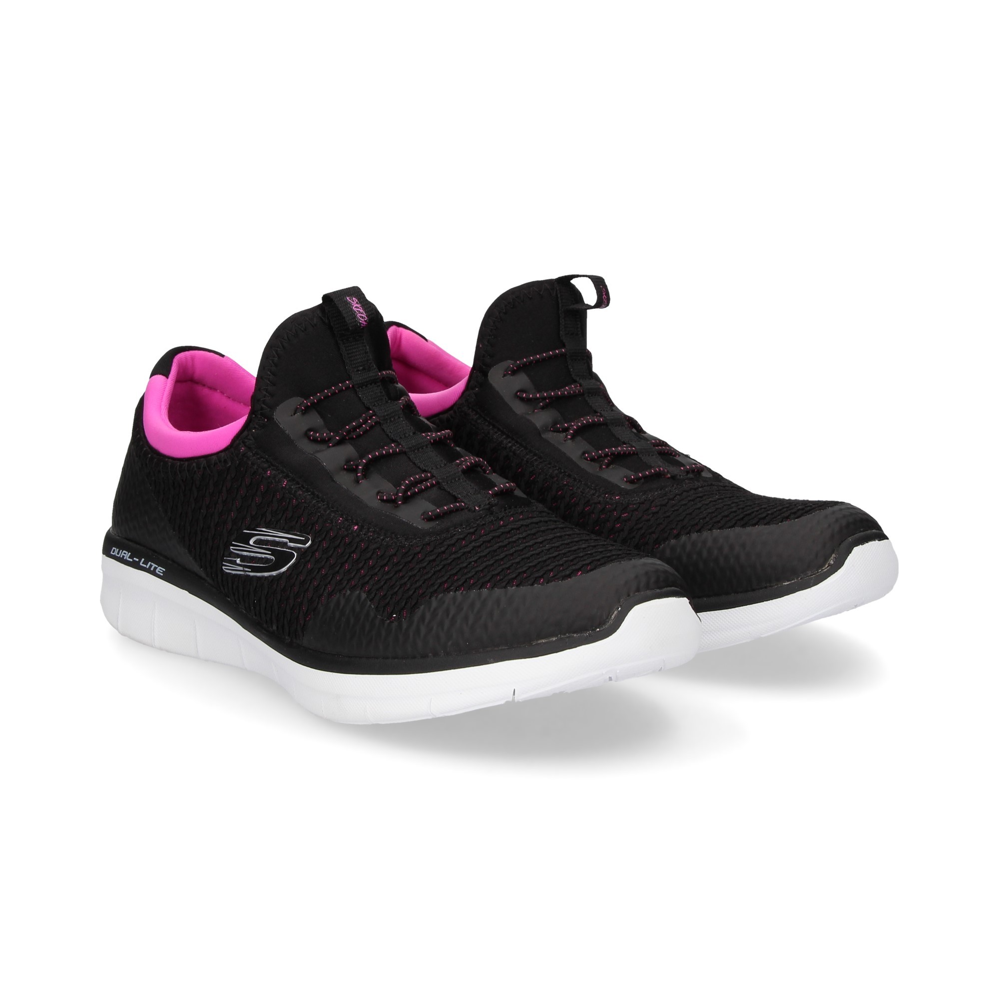 SKECHERS Chaussures de sport pour femmes 12386 NEGRO BKPK