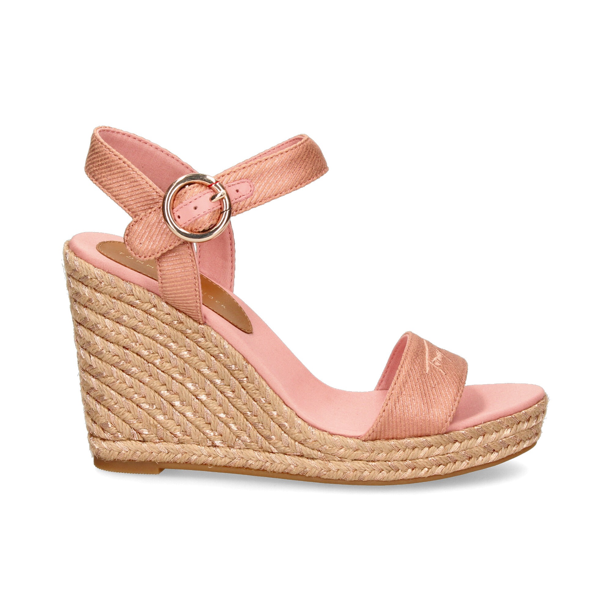 terning Sovesal Hovedsagelig TOMMY HILFIGER Women's wedge sandals FW0FW05613 TQS SOOTHING PI