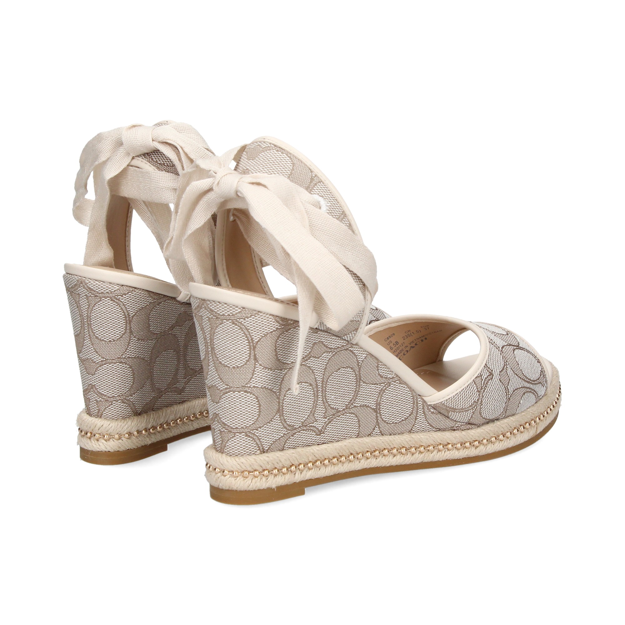 Coach on sale wedge espadrilles