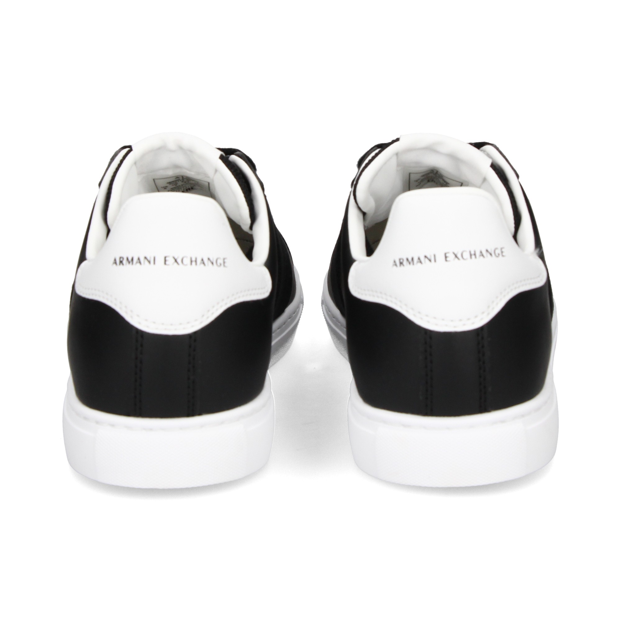 Armani Exchange Lateral Logo Sneakers Optical White+Black - Buy At Outlet  Prices!