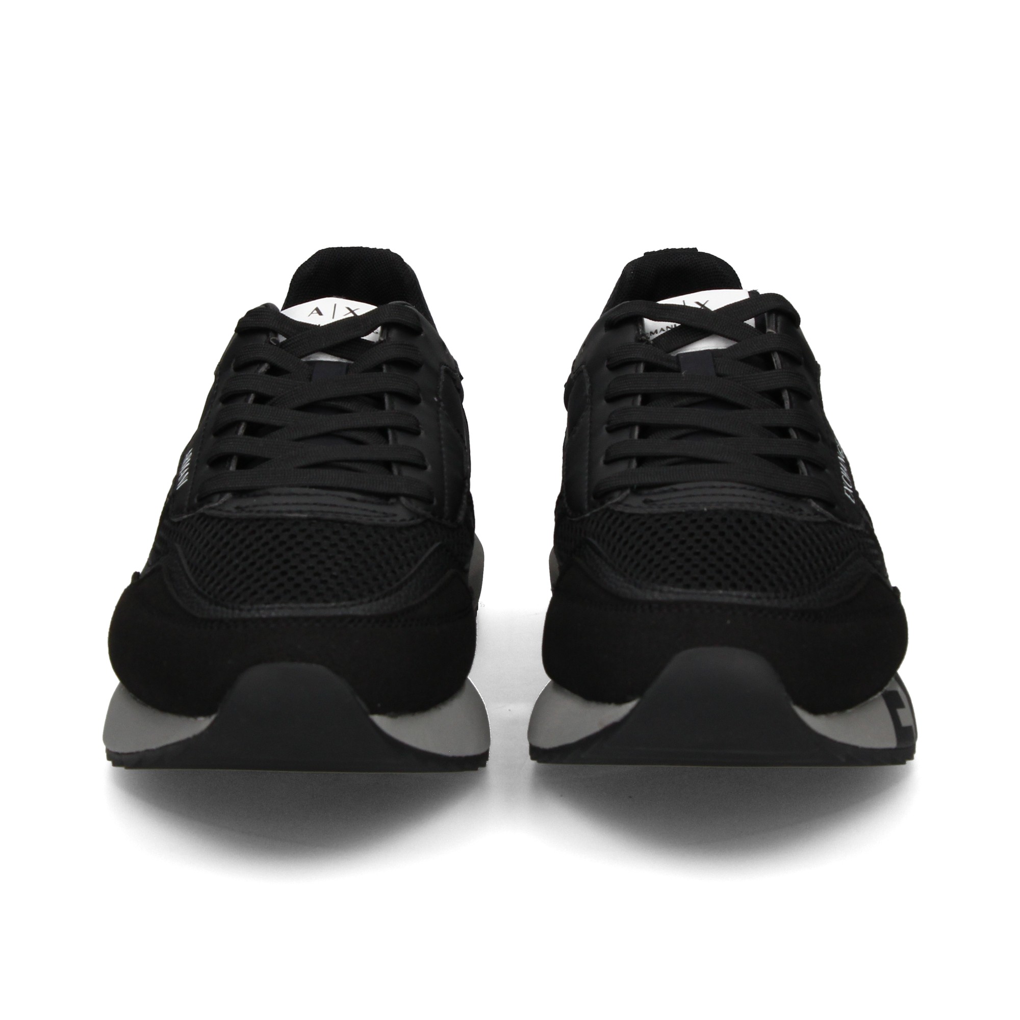 ARMANI EXCHANGE Sapatos de homem XUX151 K001 BLACK+BLAC
