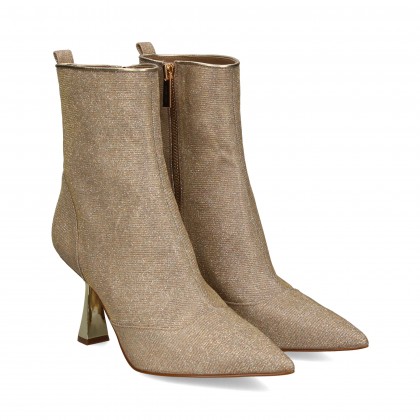 BOTIN GLITTER CAMEL