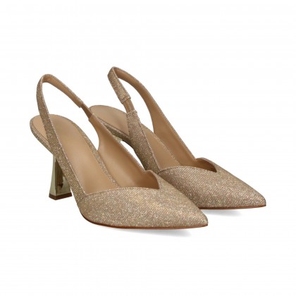 SIN TALON GLITTER CAMEL