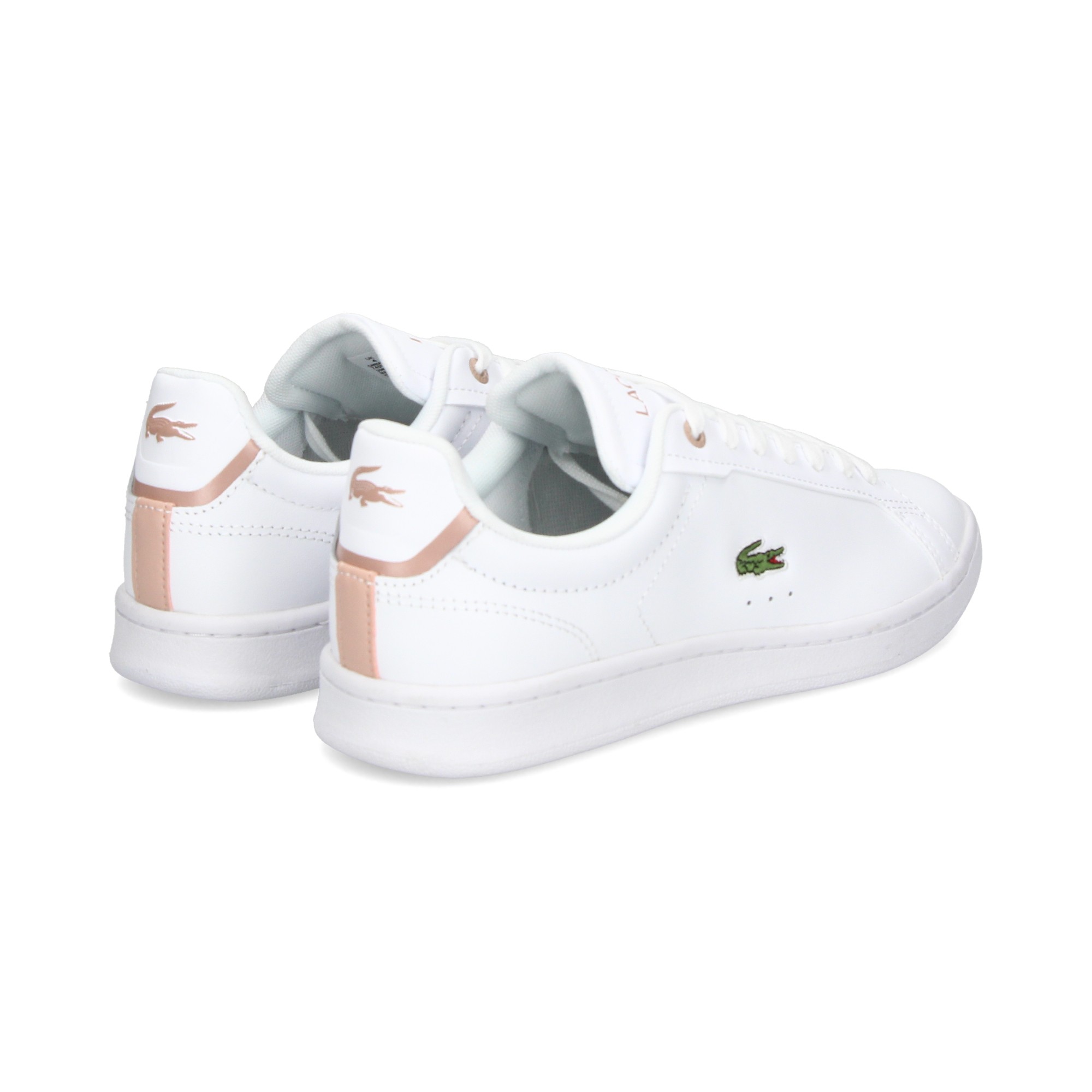 Basket lacoste shop femme rose gold