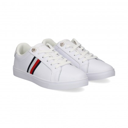 Tommy Hilfiger Banda Fina Deportivo Blanco Ybs White