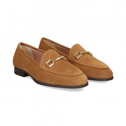 MOCASIN ESLABON ANTE DARK CAMEL