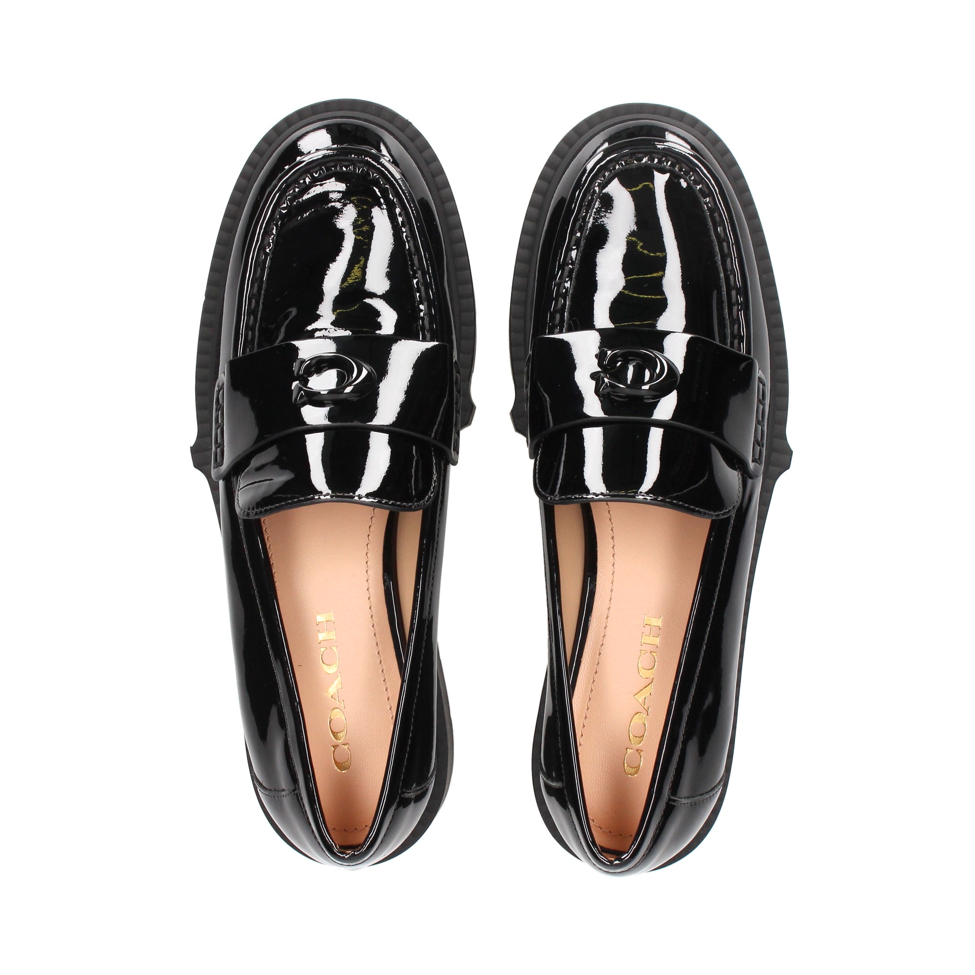 Coach penny loafers on sale womens