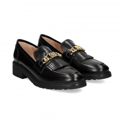 Unisa Moc.flecos Eslabon Florentic Negro