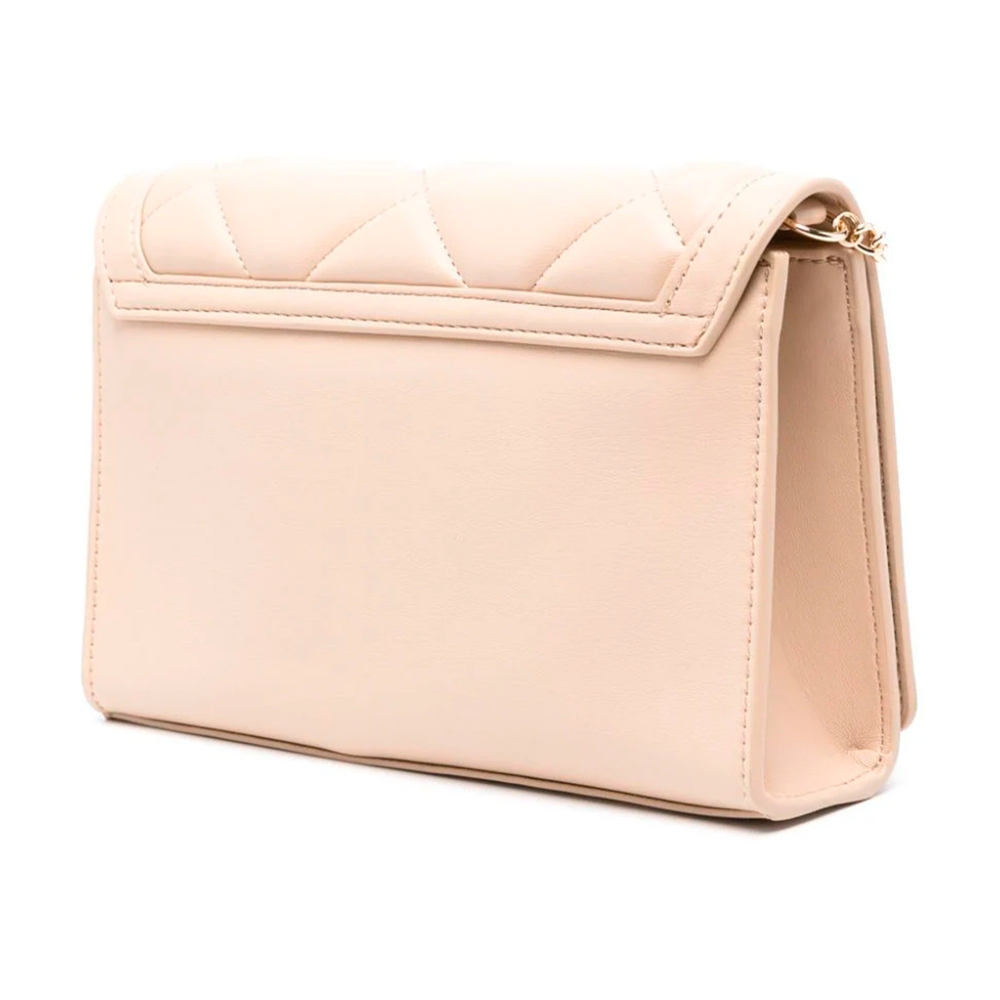 Love Moschino Cursive Logo Borsa Camera Case A Tracolla Beige