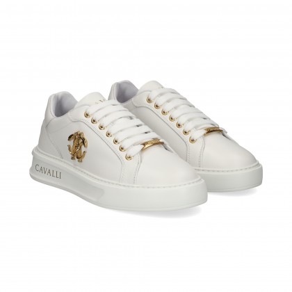 LOGO METAL ORO DEPORTIVO BLANCO