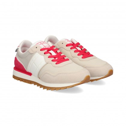 Tommy Hilfiger Talon Rosa Deportivo Beige Aev Gypsy Rose