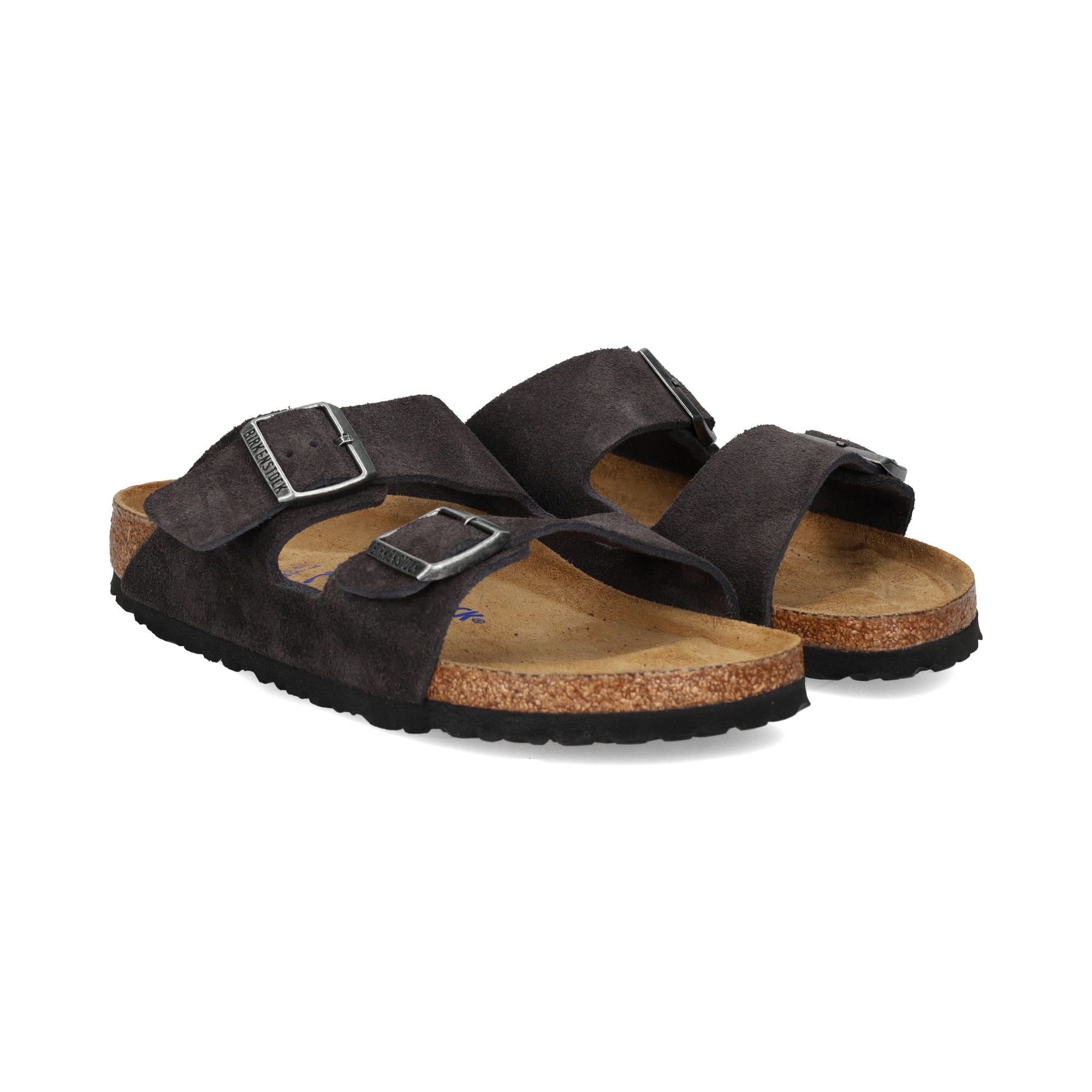 BIRKENSTOCK Herren Sandalen Arizona VL SFB Velvet Gray