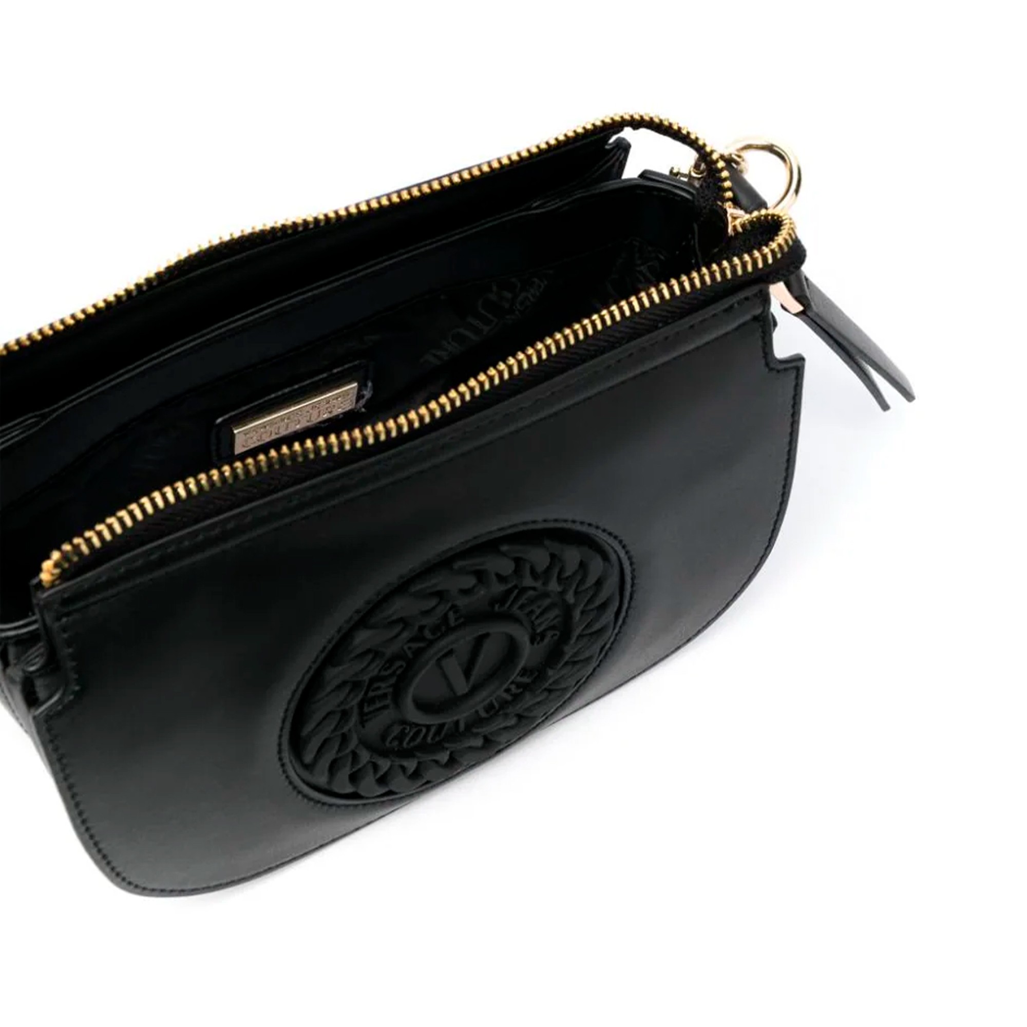 Buy Versace Jeans Couture women shoulder bag black, Black, One Size at  Amazon.in