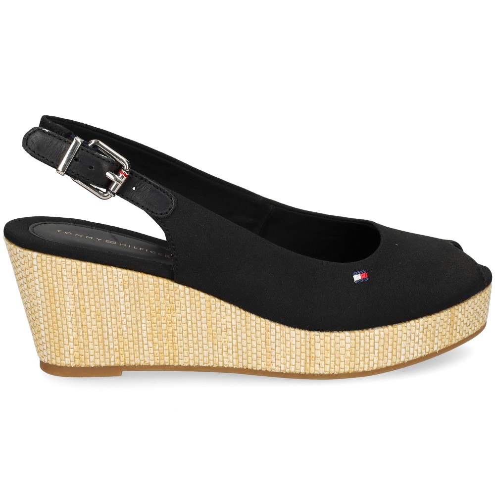 Tommy Hilfiger FW0FW04788 Cuñas Mujer - Negro Talla 37 – imagen 2