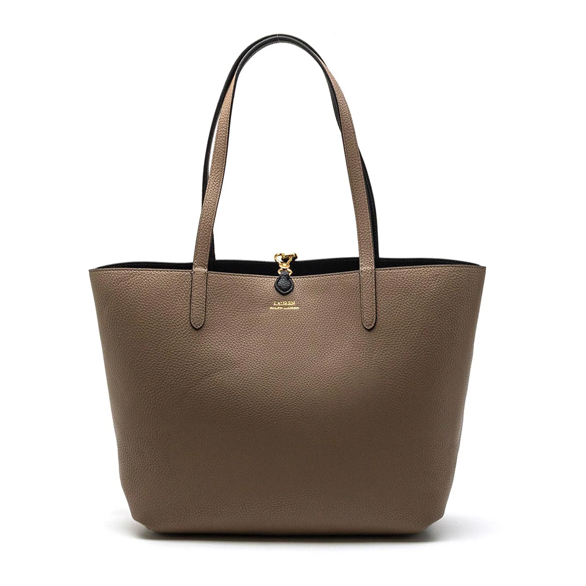 POLO RALPH LAUREN Bag RVRSBLE TOTE 001 BLACK TAUPE