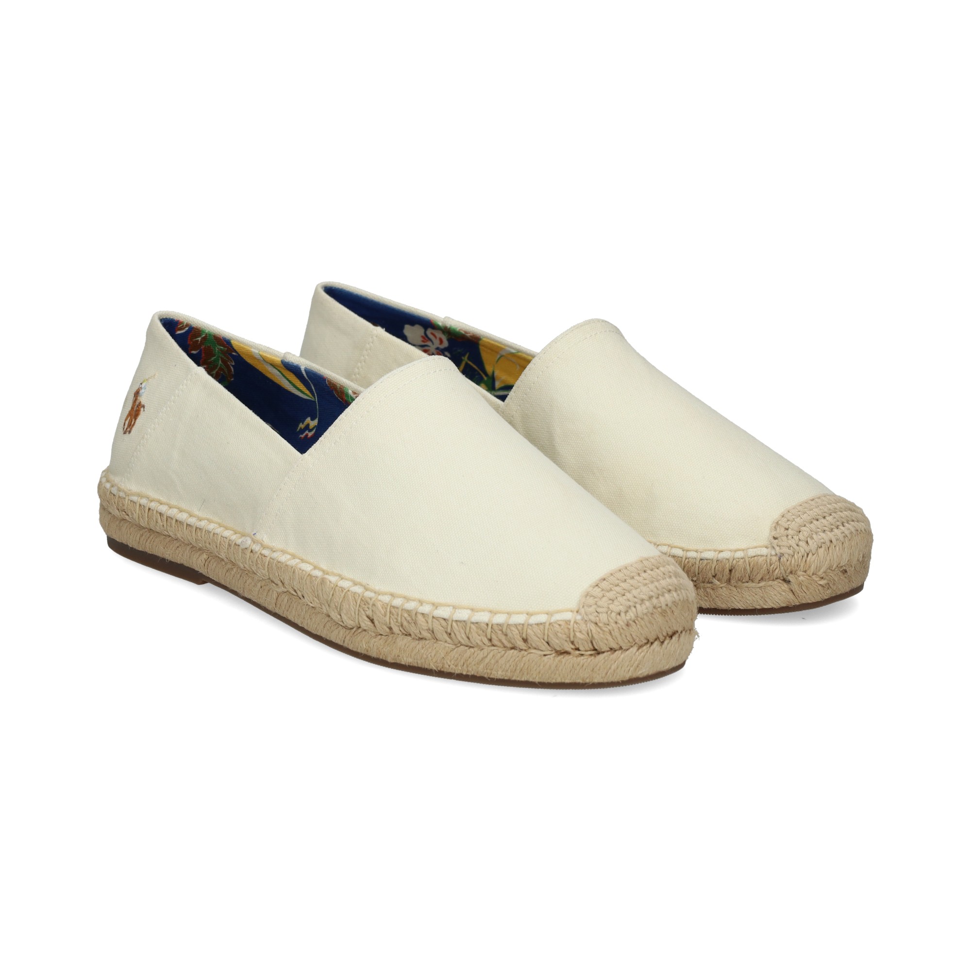 POLO RALPH LAUREN Men s espadrilles CEVIO SLIP 002 CREAM