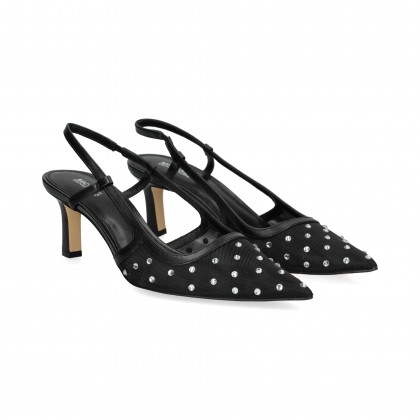 SIN TALON MALLA STRASS NEGRO