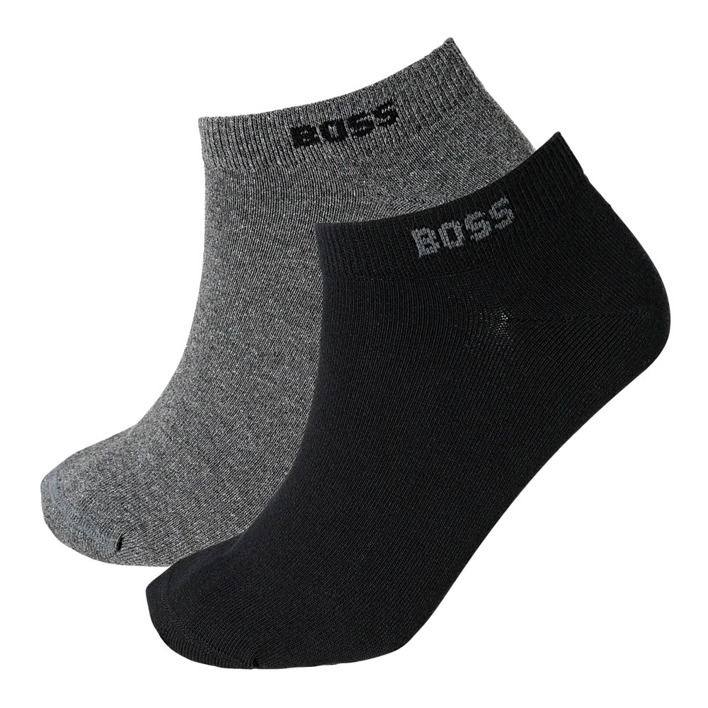 Boss 2P AS Uni Colors Calcetines Hombre - Gris Talla 40-46 – imagen 2