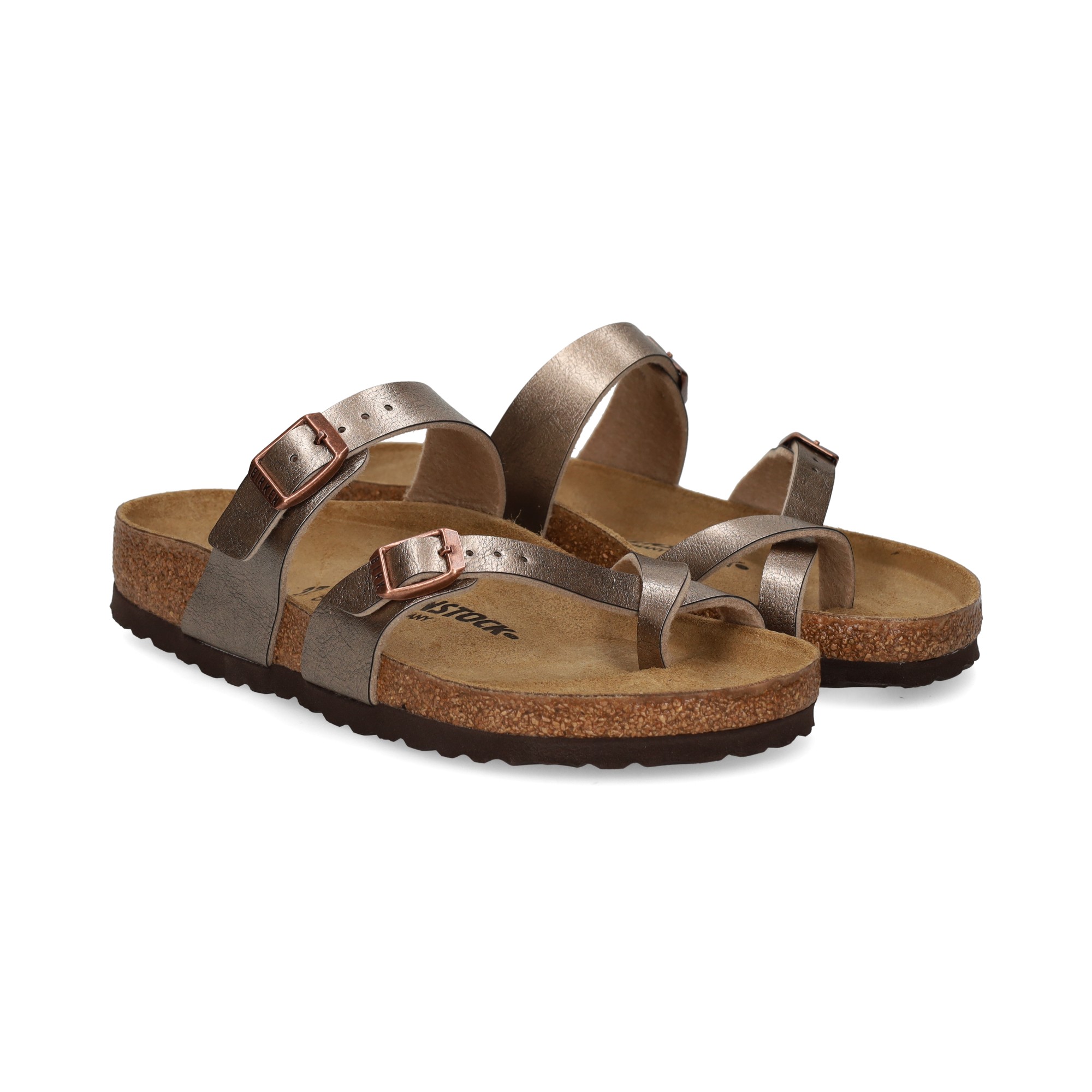 BIRKENSTOCK Flache Sandalen fur Damen Mayari BF Graceful TAUPE