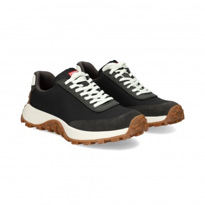 DEPORTIVO NOBUCK+NYLON NEGRO