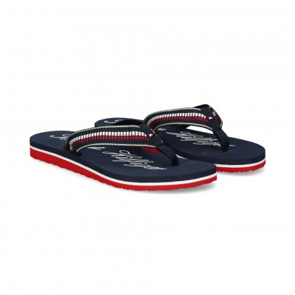 FLIP FLOP WEBING RAYAS AZUL