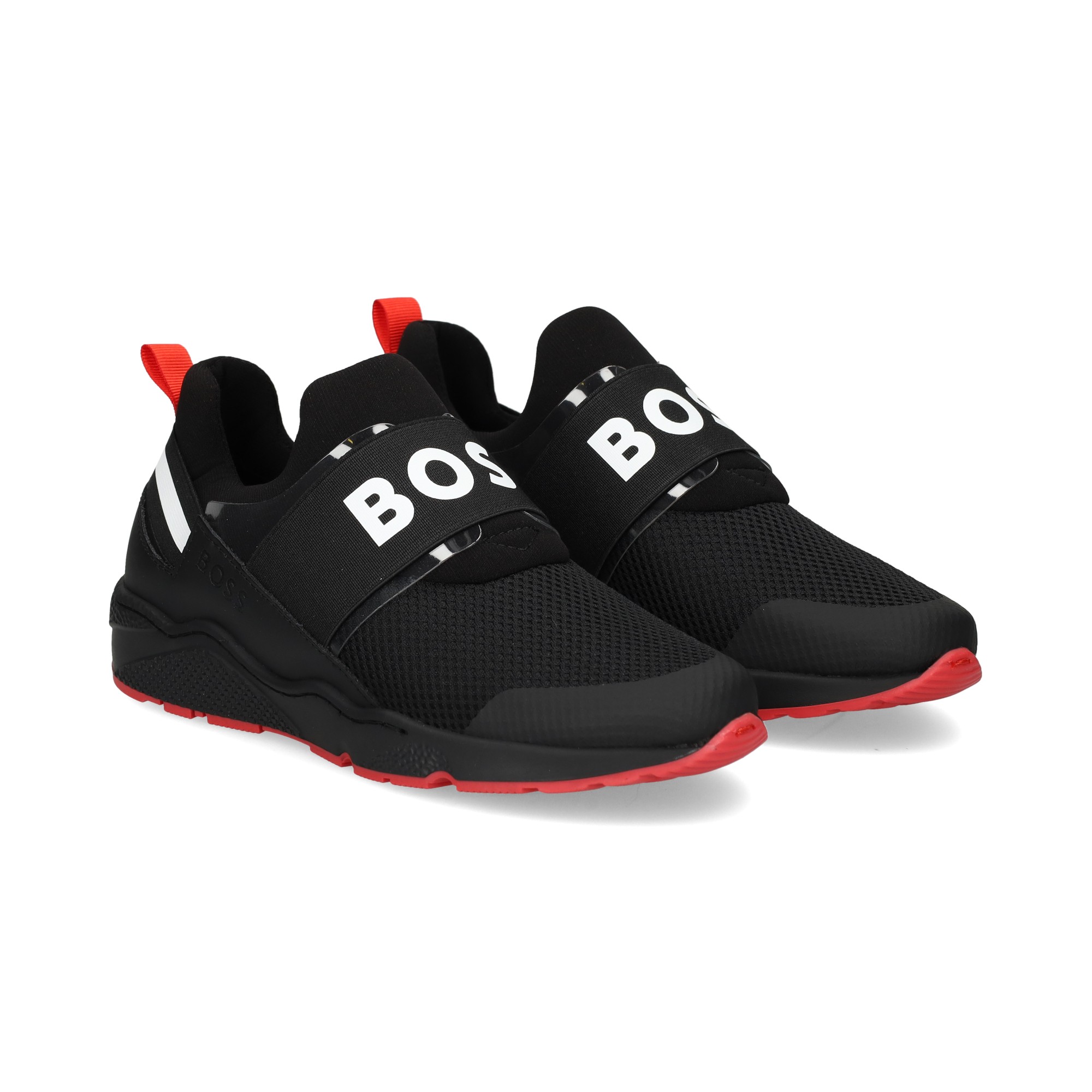 vivo-rojo-elastico-boss-malla-negro