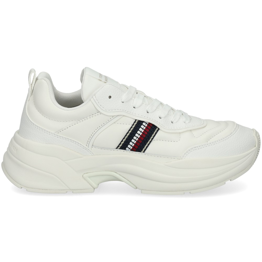Tommy Hilfiger FW0FW08318 Zapatillas Mujer - Blanco Talla 36 – imagen 2