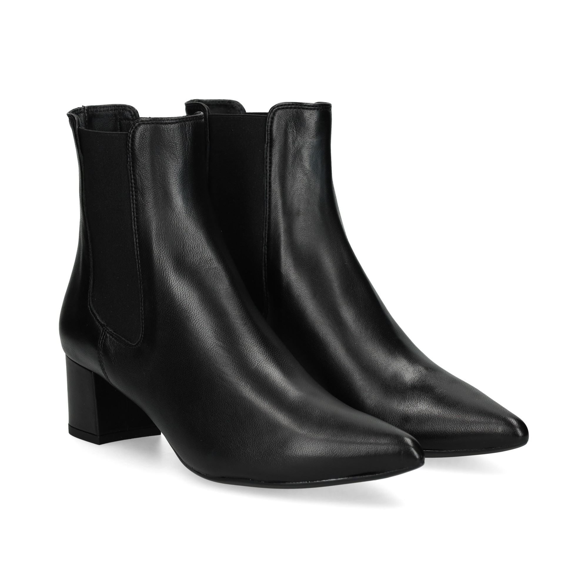 botin-elastico-piel-negro