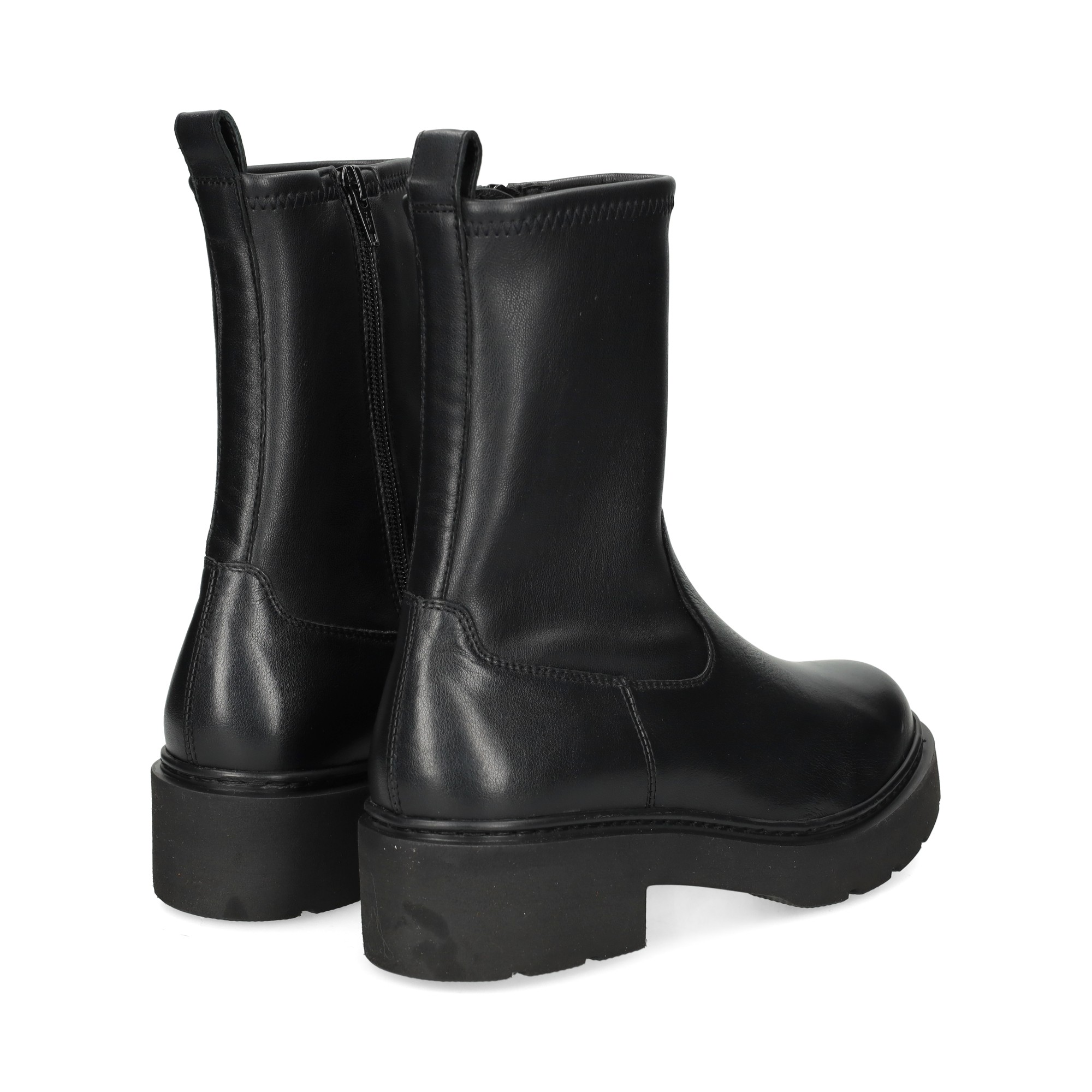 botin-plataforma-piel-negro