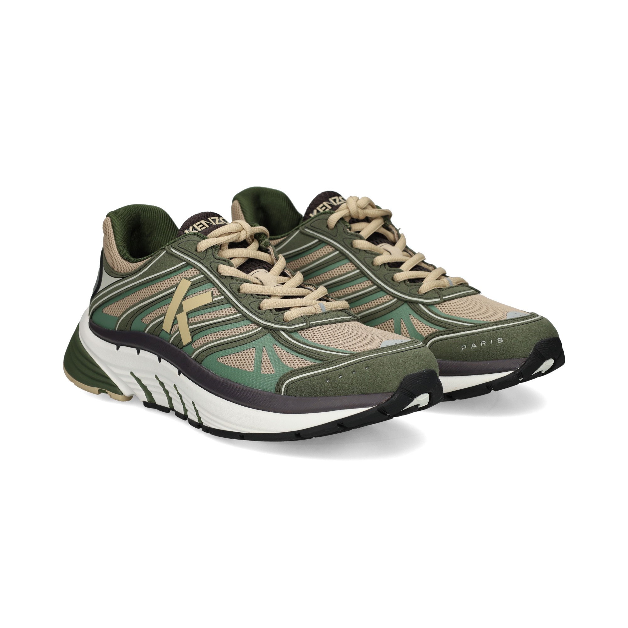 KENZO Zapatillas de Hombre FE65SN070F92 51 DARK KHAKI