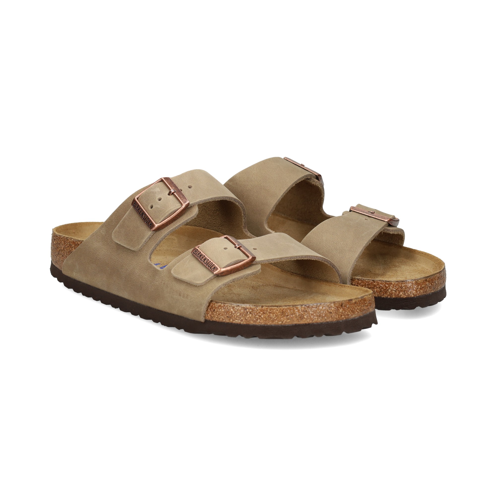 BIRKENSTOCK Herren Sandalen Arizona SFB LEOI Tabacco Brown