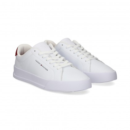 TALON BURDEOS DEPORTIVO PIEL BLANCO