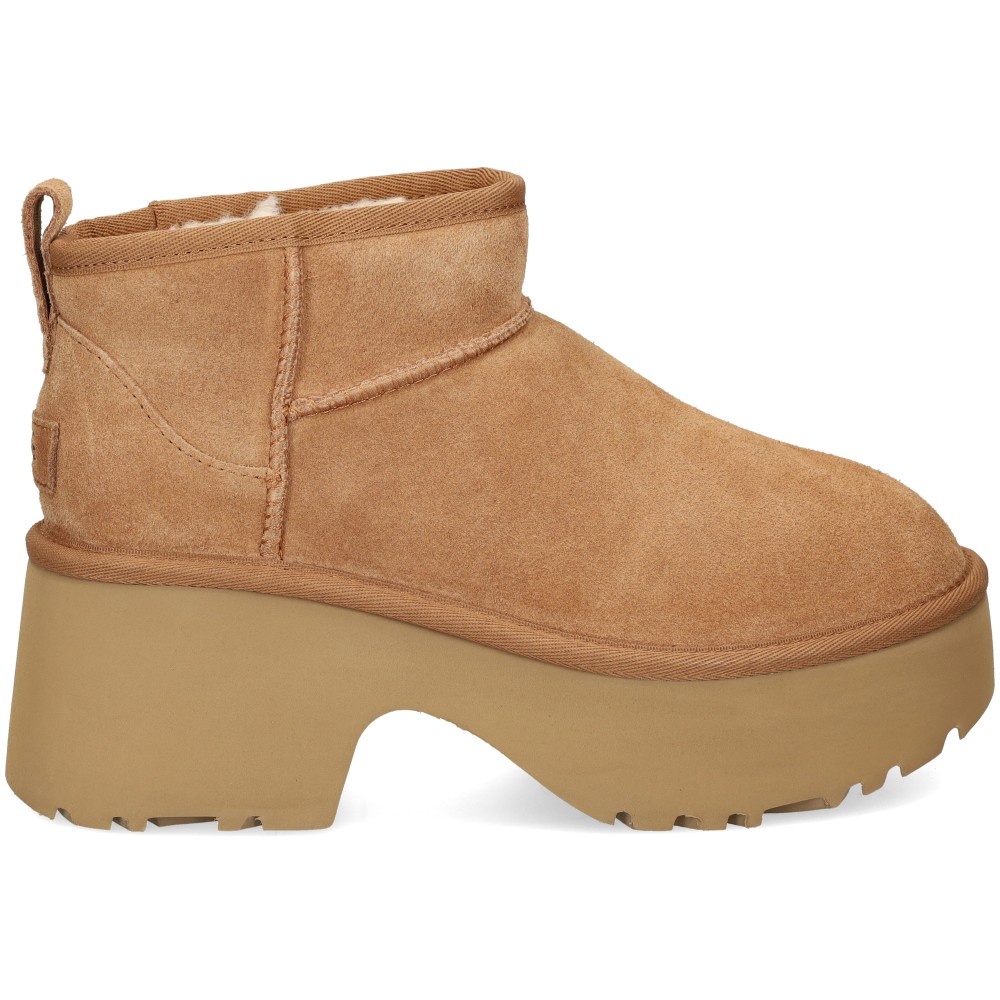 Ugg Ugg W Classic Ultra Mini New Heights Botines Plataforma Marrón Chestnut Marrón – imagen 2