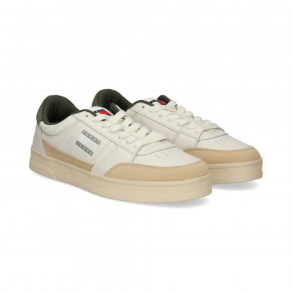 TALON VERDE DEPORTIVO BEIGE+BLANCO