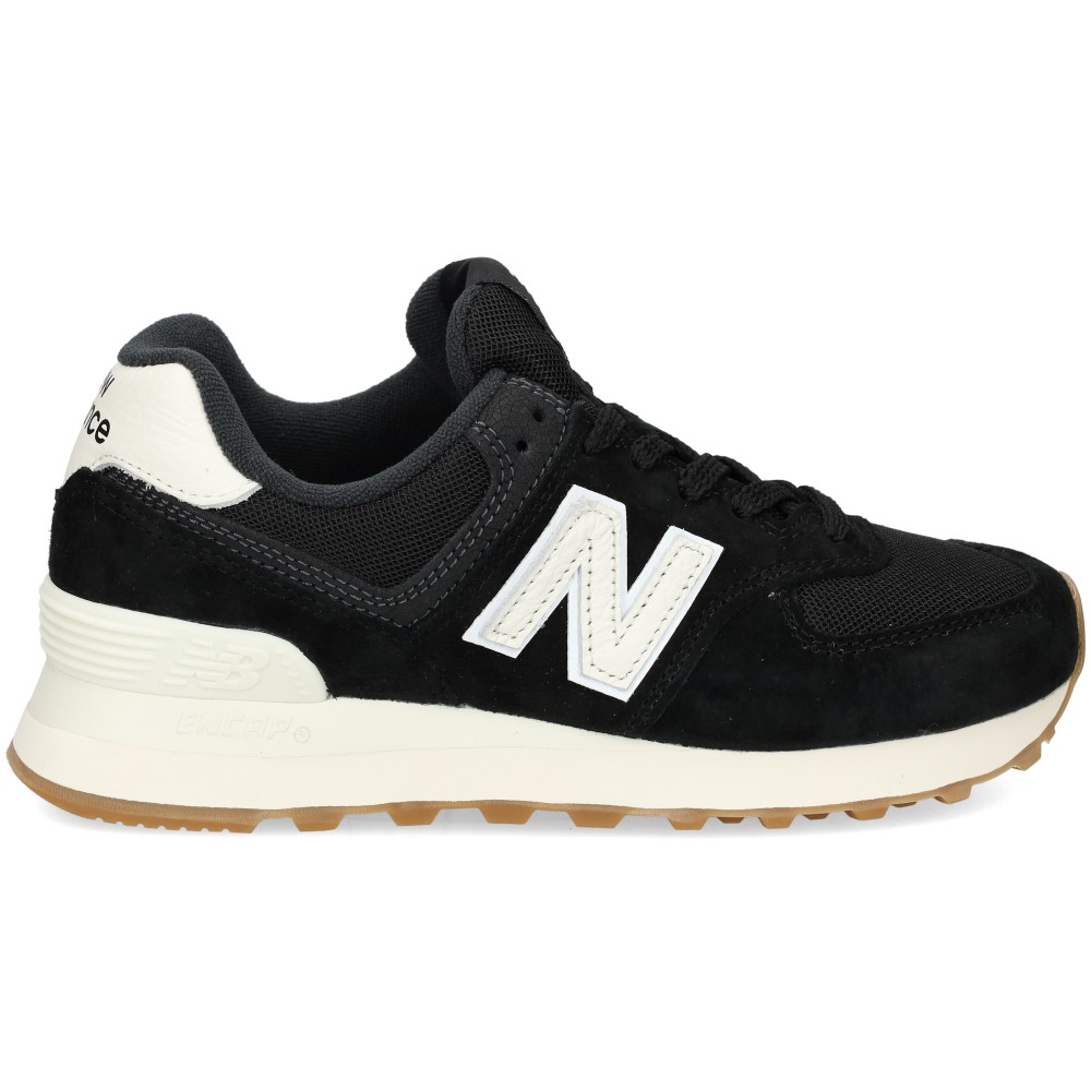 New Balance U574 Zapatillas Mujer - Negro Talla 4 – imagen 2