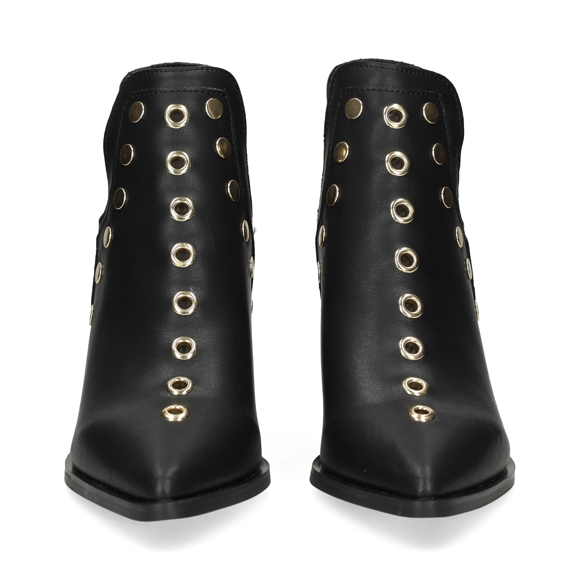 botin-tachas-piel-negro