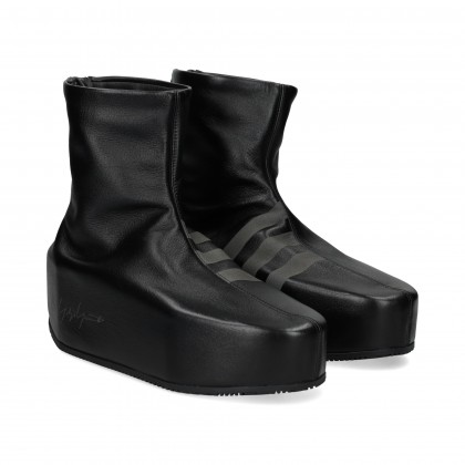 BOTIN PLATAFORMA PIEL NEGRO