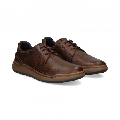 VENA LADO BLUCHER PIEL MARRON