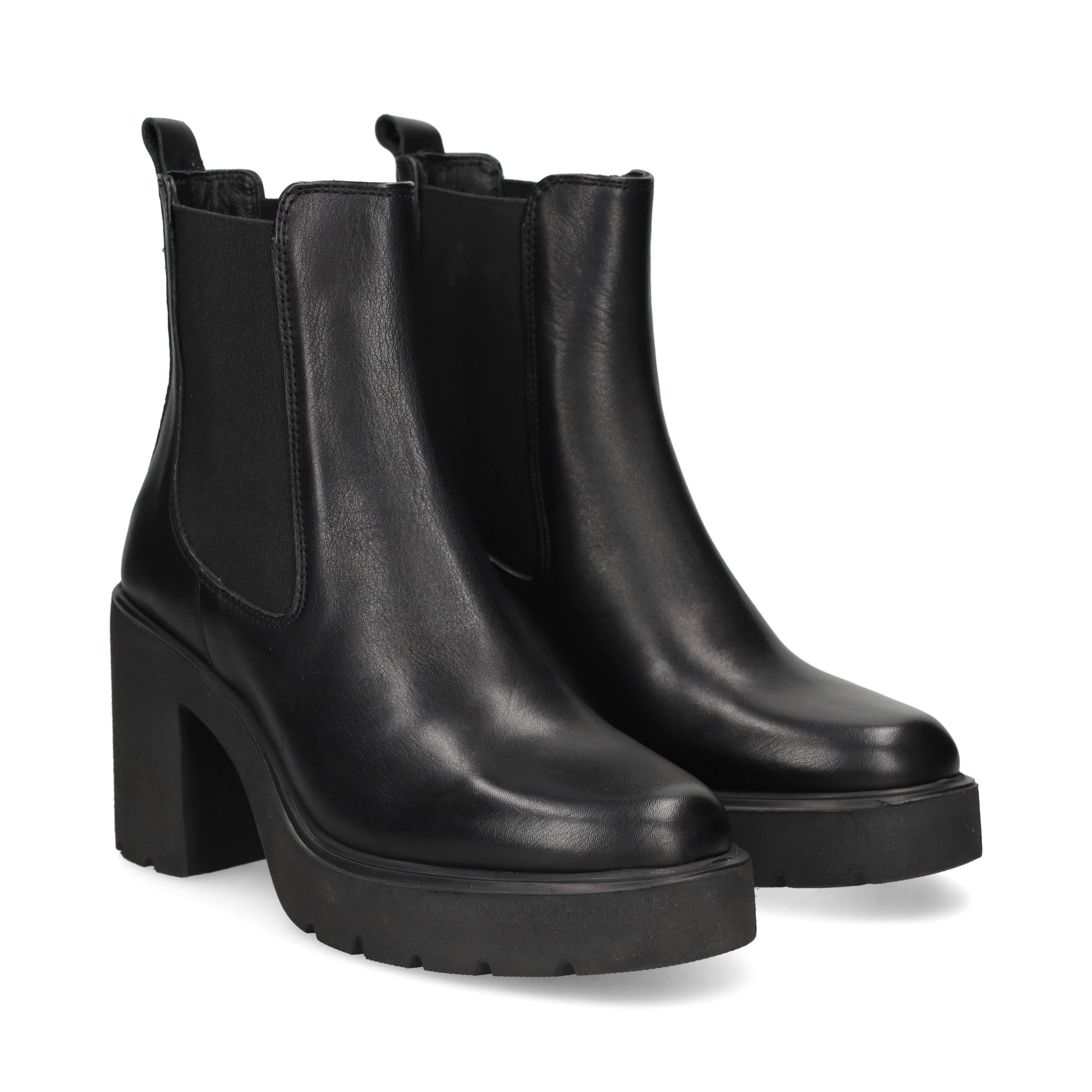 botin-elastico-piel-negro