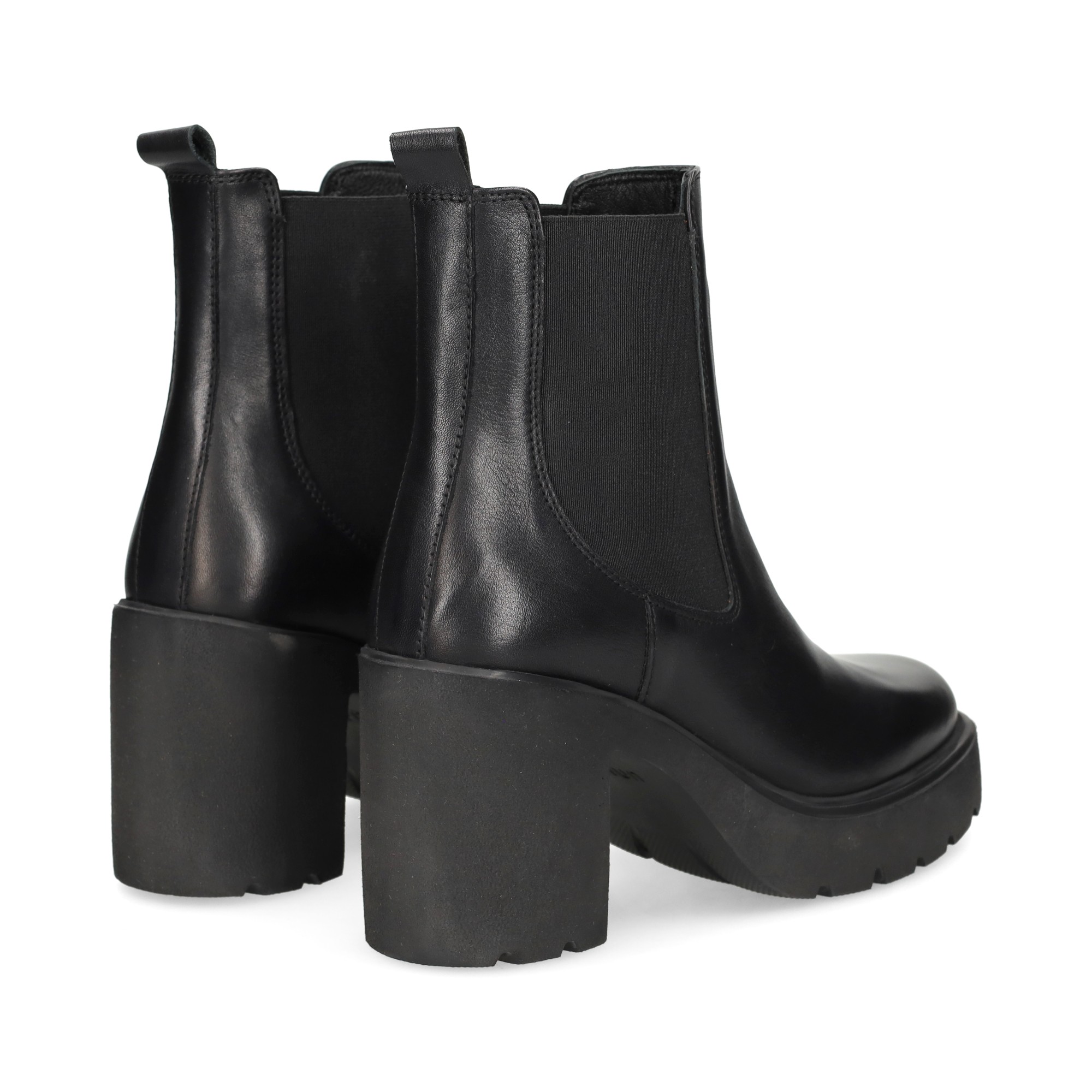 botin-elastico-piel-negro