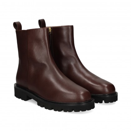 BOTIN PIEL MARRON