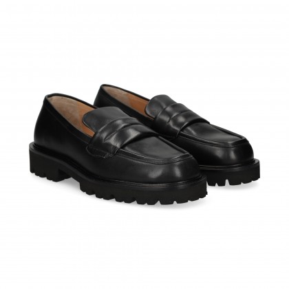 MOCASIN ANTIFAZ PIEL NEGRO