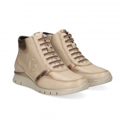 BOTIN SIN CORDONES PIEL HIELO