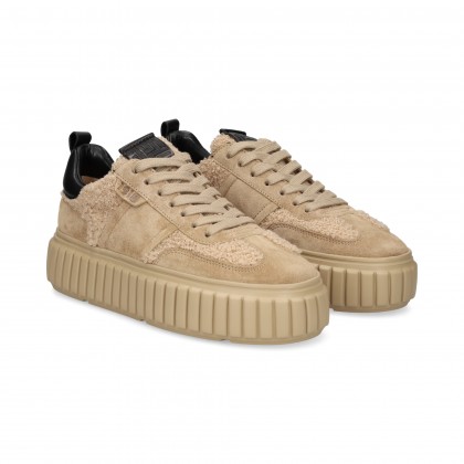 DEPORTIVO ANTE+LANA BEIGE