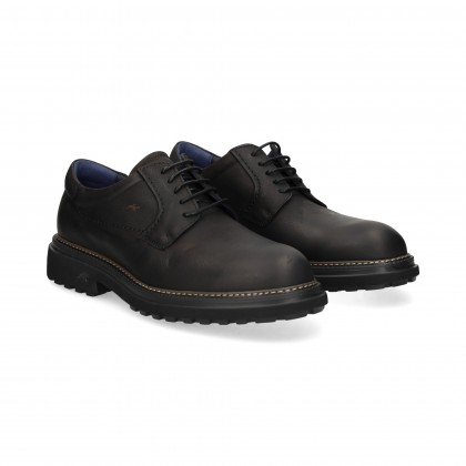 TALON PICADO BLUCHER PIEL NEGRO