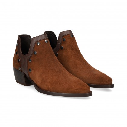 BOTIN COWBOY TACHAS ANTE MARRON