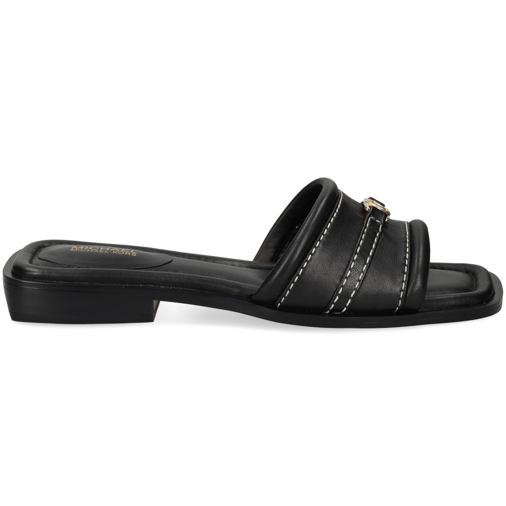Michael Kors MANDY SLIDE SANDAL Sandalias Planas Mujer - Negro Talla 6 – imagen 2