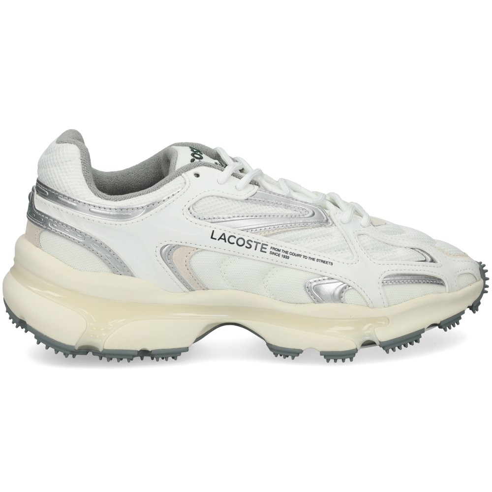 Lacoste Zapatillas 48SMA0058-081 L003 2K25 Blanco Gris Whtgry – imagen 2
